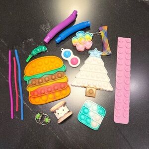 Colorful Kids Fidget Toy Set - Multicolor